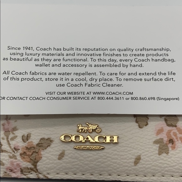 COACH Card Case imitation gold/chalk multi - Picture 16 of 16